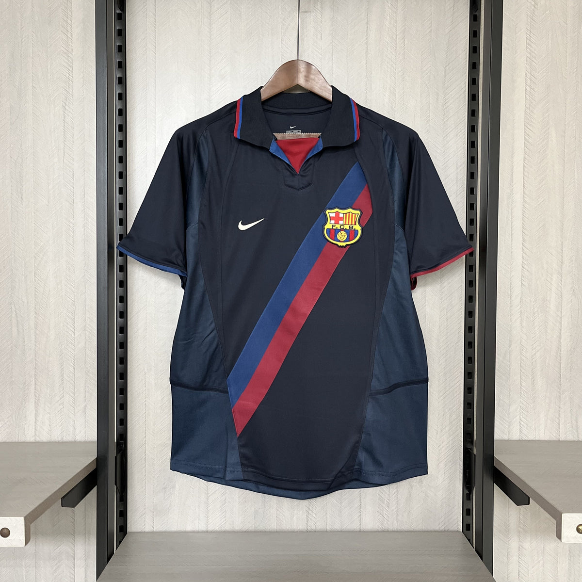 Camisa Retrô do Barcelona Home 2002/03 Torcedor