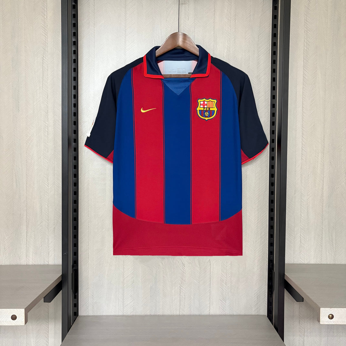 Camisa Retrô do Barcelona Home 2003/04 Torcedor
