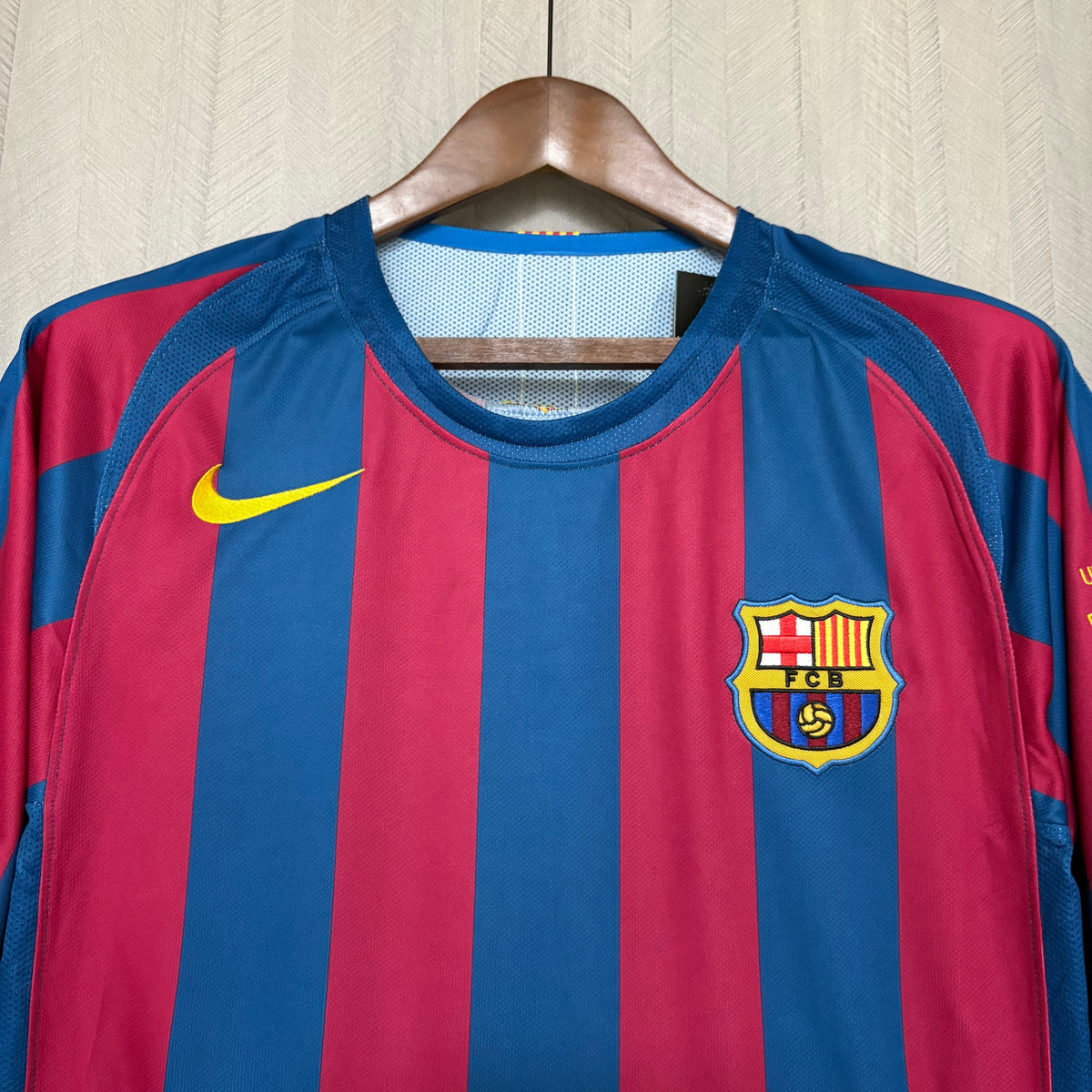 Camisa Retrô do Barcelona Home 2005/06 Torcedor