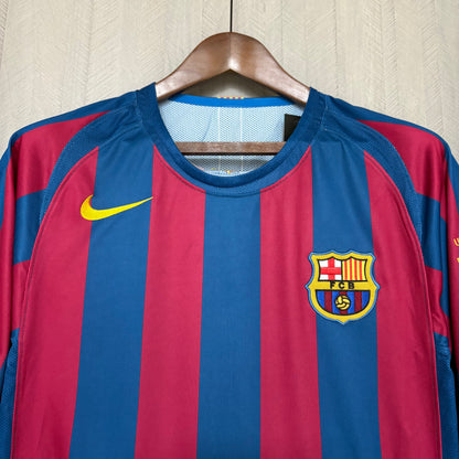 Camisa Retrô do Barcelona Home 2005/06 Torcedor