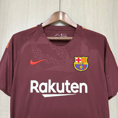 Camisa Retrô do Barcelona Home 2017/18 Torcedor