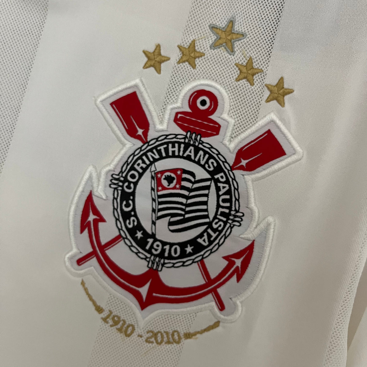 Camisa Retrô do Corinthians Home 2010 Torcedor