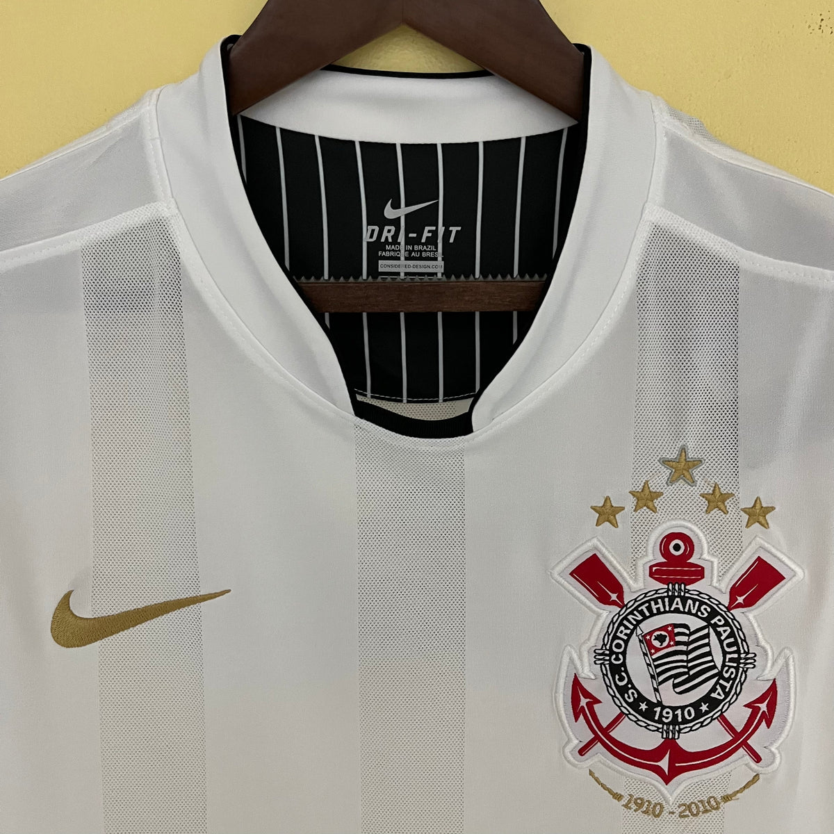 Camisa Retrô do Corinthians Home 2010 Torcedor