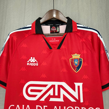 Camisa Retrô do Osasuna Home 1995/96 Torcedor