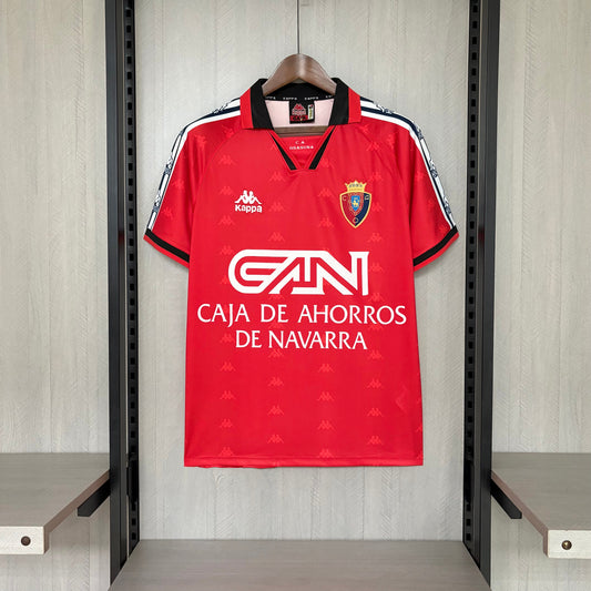 Camisa Retrô do Osasuna Home 1995/96 Torcedor