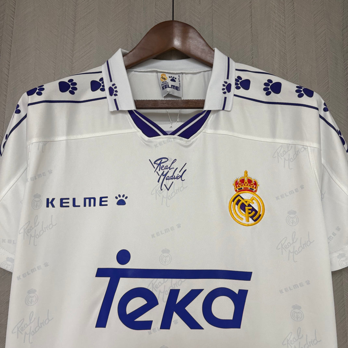 Camisa Retrô do Real Madrid Home 1996/97 Torcedor
