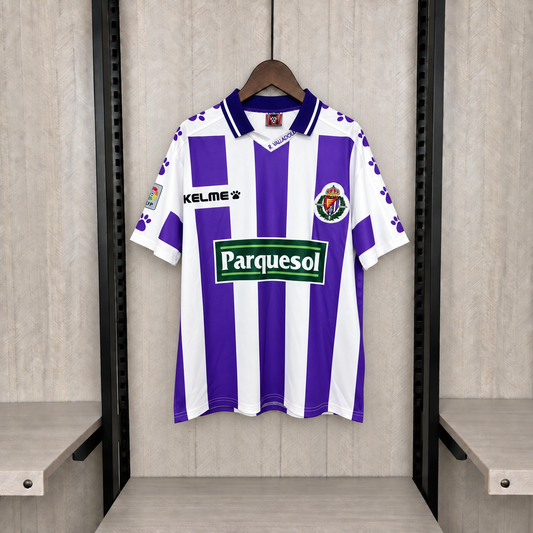 Camisa Retrô do Real Valladolid Home 1998/99 Torcedor