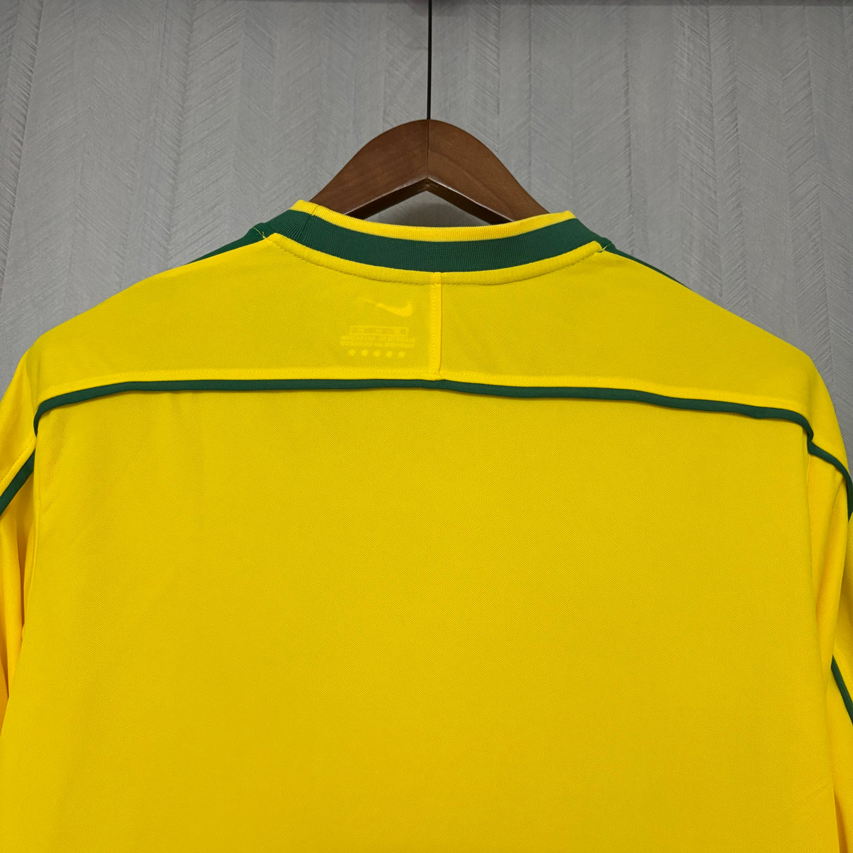 Camisa Retrô Manga Longa da Seleção Brasileira Home 1998 Torcedor