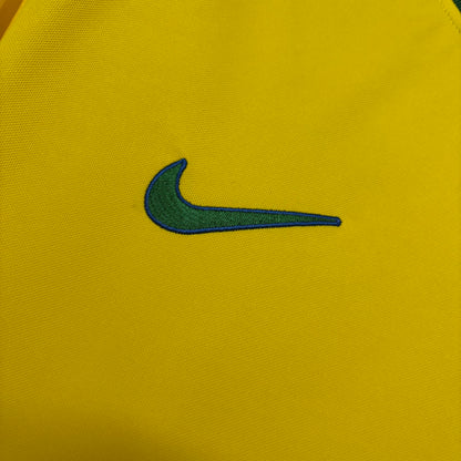 Camisa Retrô Manga Longa da Seleção Brasileira Home 1998 Torcedor