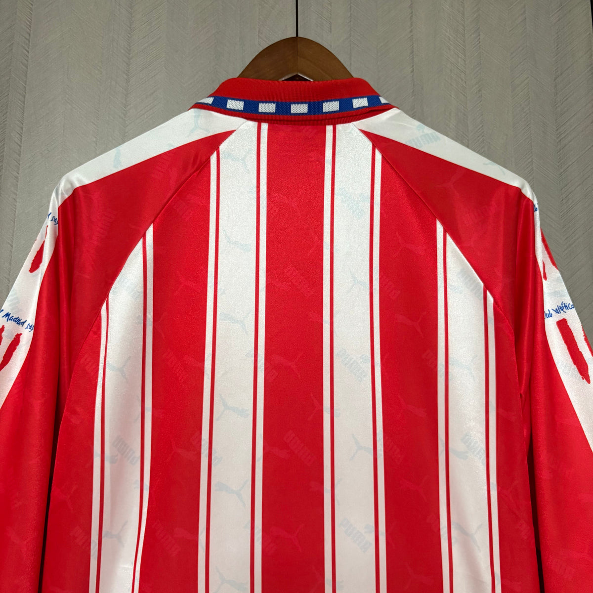 Camisa Retrô Manga Longa do Atlético de Madrid Home 1994/95 Torcedor
