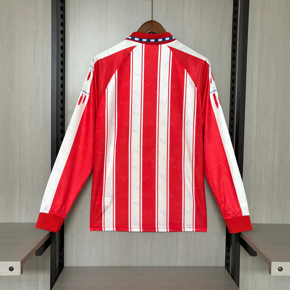 Camisa Retrô Manga Longa do Atlético de Madrid Home 1994/95 Torcedor