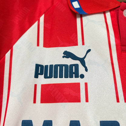 Camisa Retrô Manga Longa do Atlético de Madrid Home 1994/95 Torcedor