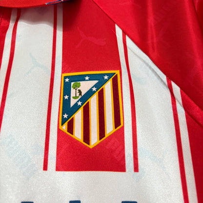 Camisa Retrô Manga Longa do Atlético de Madrid Home 1994/95 Torcedor
