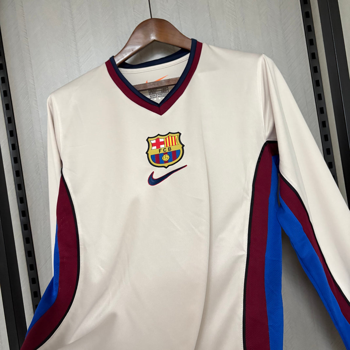 Camisa Retrô Manga Longa do Barcelona Away 1998/99 Torcedor