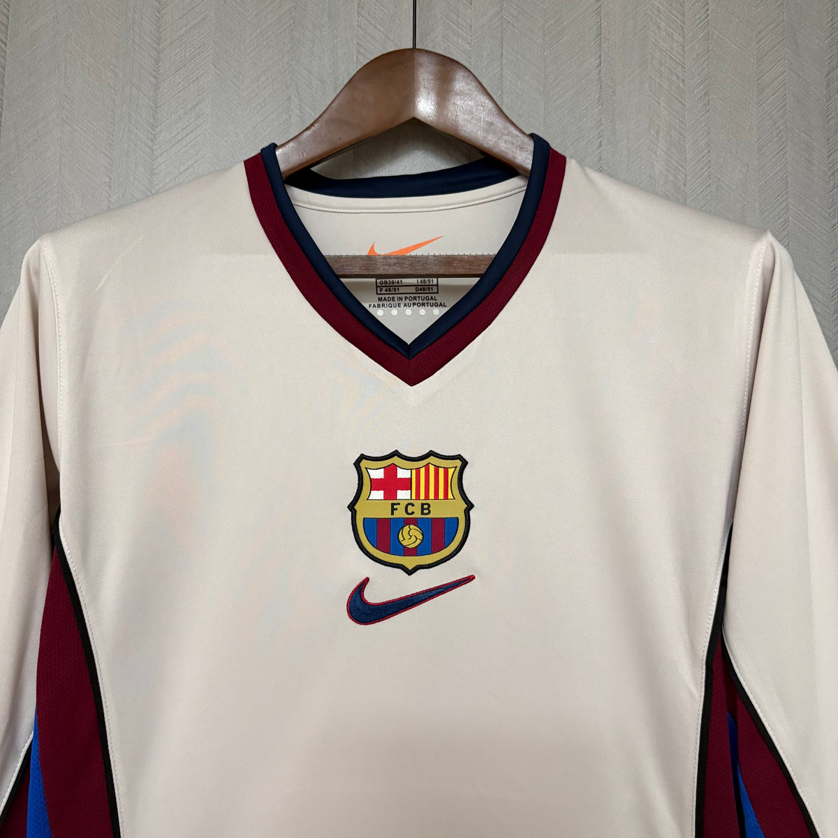 Camisa Retrô Manga Longa do Barcelona Away 1998/99 Torcedor