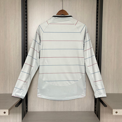 Camisa Retrô Manga Longa do Barcelona Away 2003/04 Torcedor