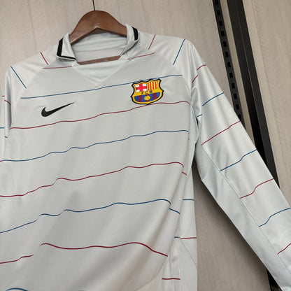 Camisa Retrô Manga Longa do Barcelona Away 2003/04 Torcedor