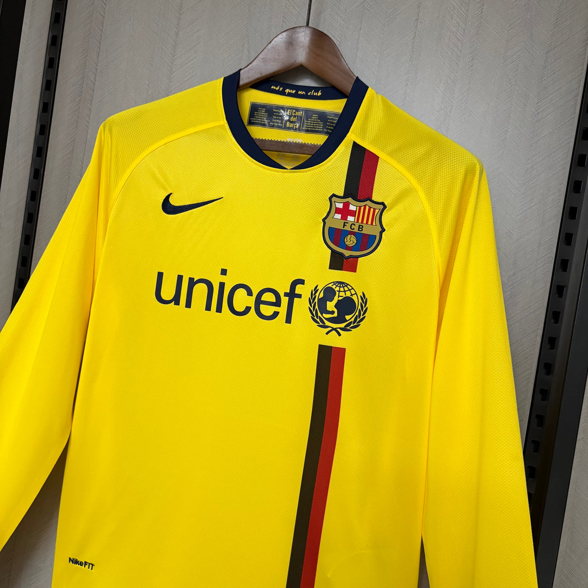 Camisa Retrô Manga Longa do Barcelona Away 2008/09 Torcedor