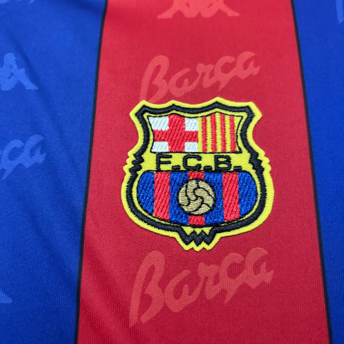 Camisa Retrô Manga Longa do Barcelona Home 1995/97 Torcedor