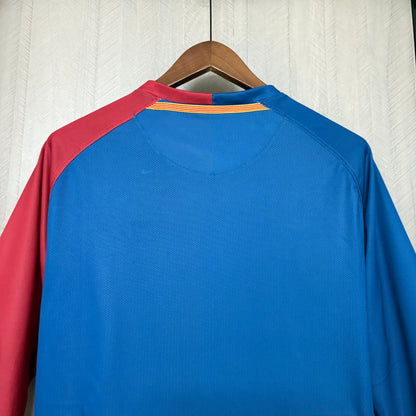 Camisa Retrô Manga Longa do Barcelona Home 2008/09 Torcedor