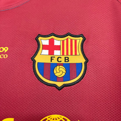 Camisa Retrô Manga Longa do Barcelona Home 2008/09 Torcedor