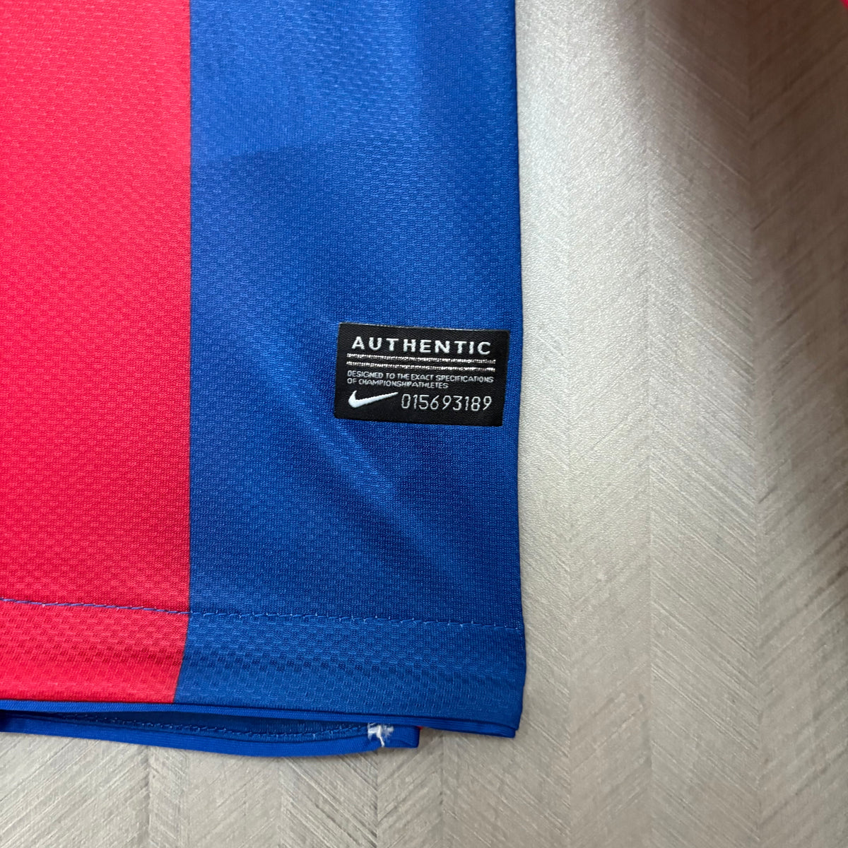 Camisa Retrô Manga Longa do Barcelona Home 2010/11 Torcedor