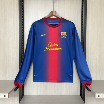 Camisa Retrô Manga Longa do Barcelona Home 2012/13 Torcedor
