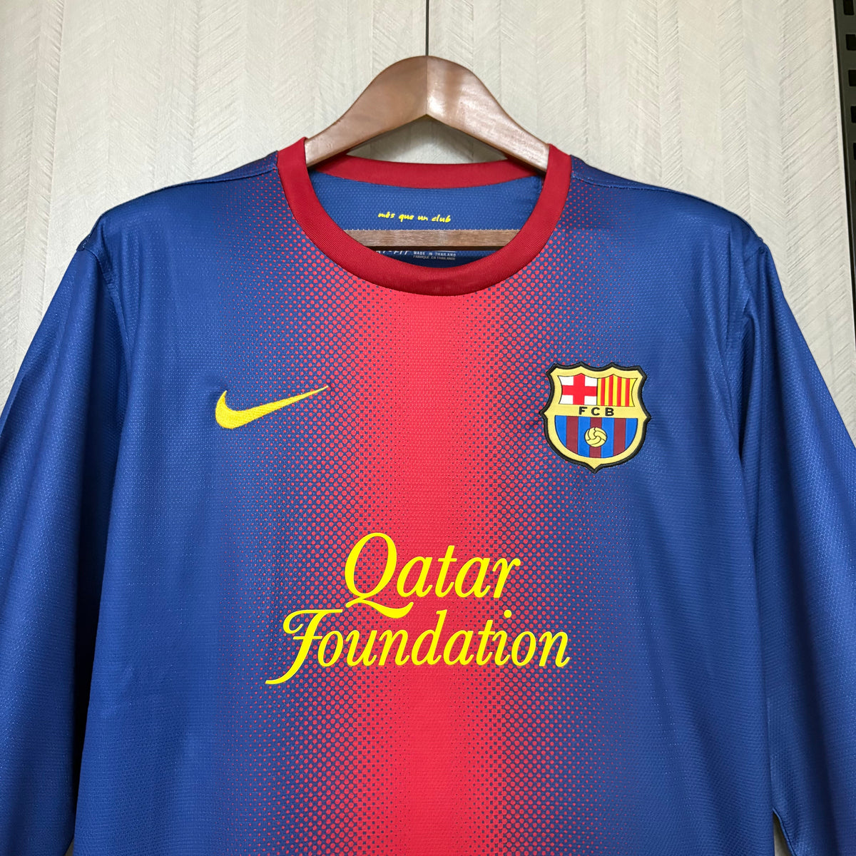 Camisa Retrô Manga Longa do Barcelona Home 2012/13 Torcedor