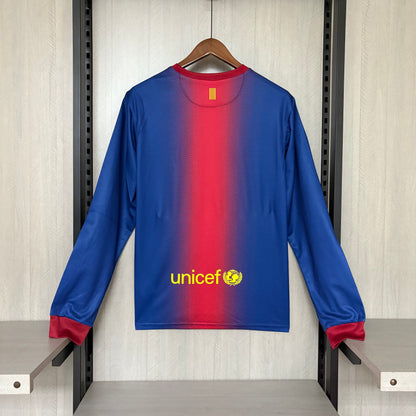 Camisa Retrô Manga Longa do Barcelona Home 2012/13 Torcedor