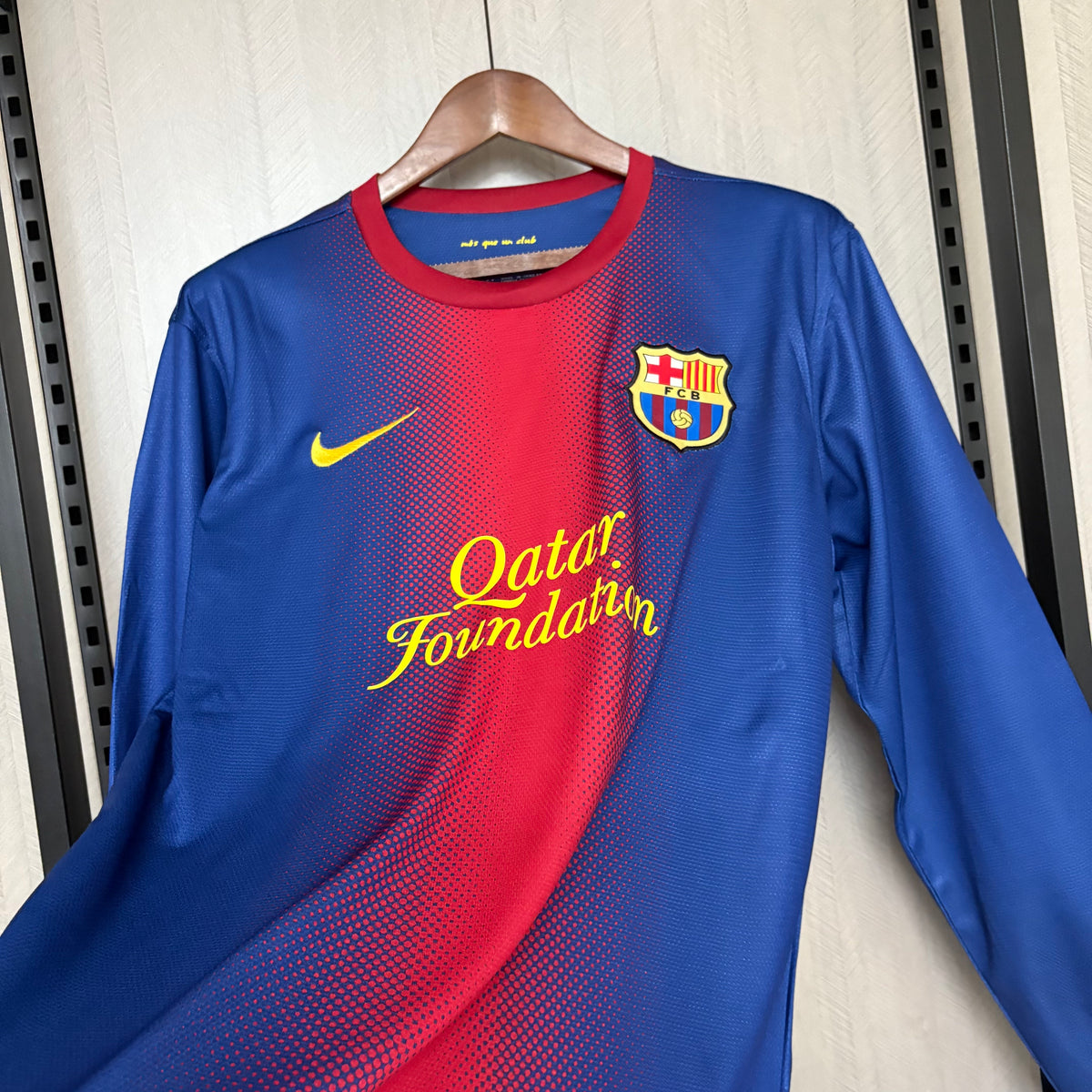 Camisa Retrô Manga Longa do Barcelona Home 2012/13 Torcedor