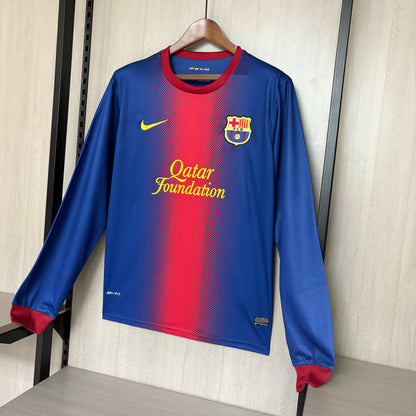 Camisa Retrô Manga Longa do Barcelona Home 2012/13 Torcedor