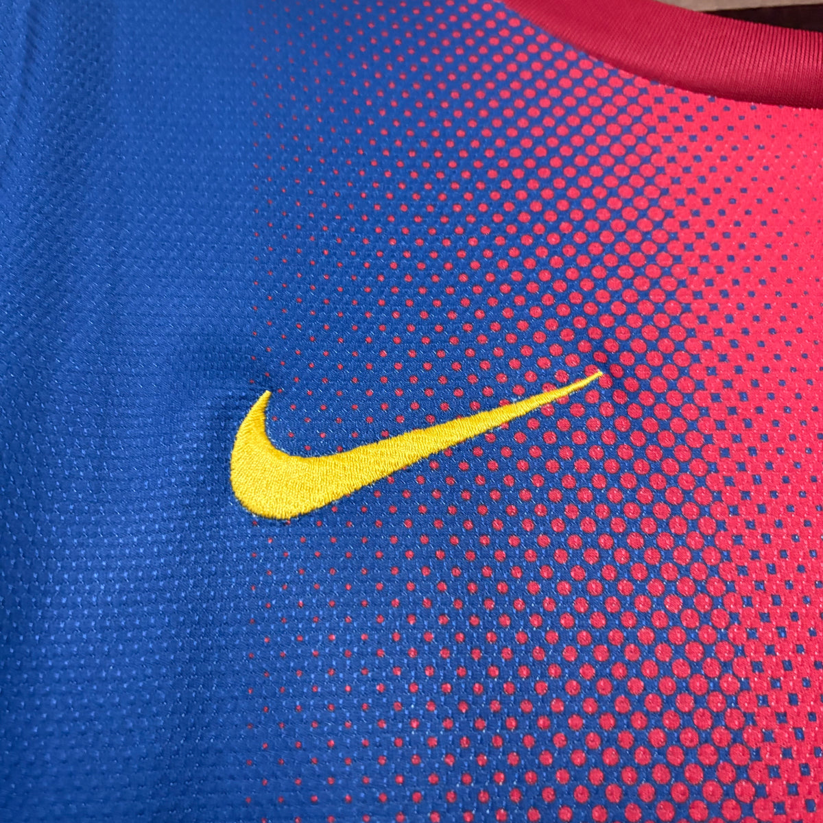 Camisa Retrô Manga Longa do Barcelona Home 2012/13 Torcedor