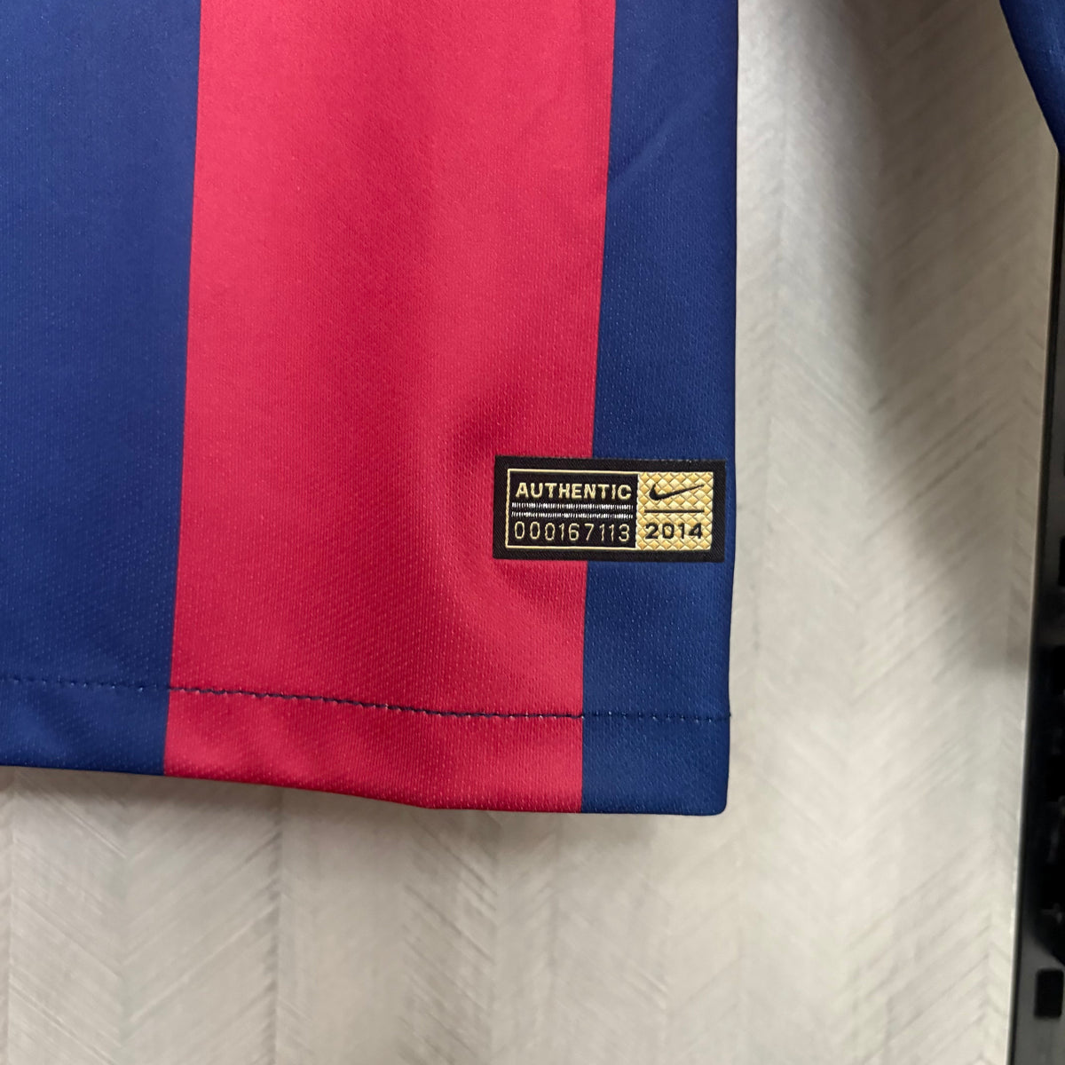 Camisa Retrô Manga Longa do Barcelona Home 2014/15 Torcedor