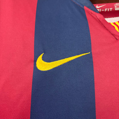 Camisa Retrô Manga Longa do Barcelona Home 2014/15 Torcedor