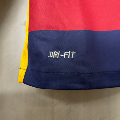 Camisa Retrô Manga Longa do Barcelona Home 2015/16 Torcedor