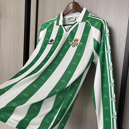 Camisa Retrô Manga Longa do Real Bétis Home 1995/97 Torcedor