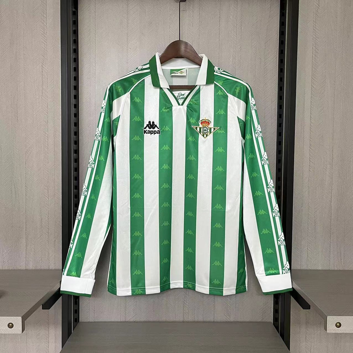 Camisa Retrô Manga Longa do Real Bétis Home 1995/97 Torcedor