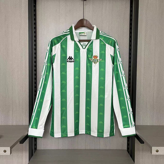 Camisa Retrô Manga Longa do Real Bétis Home 1995/97 Torcedor