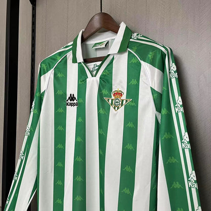 Camisa Retrô Manga Longa do Real Bétis Home 1995/97 Torcedor