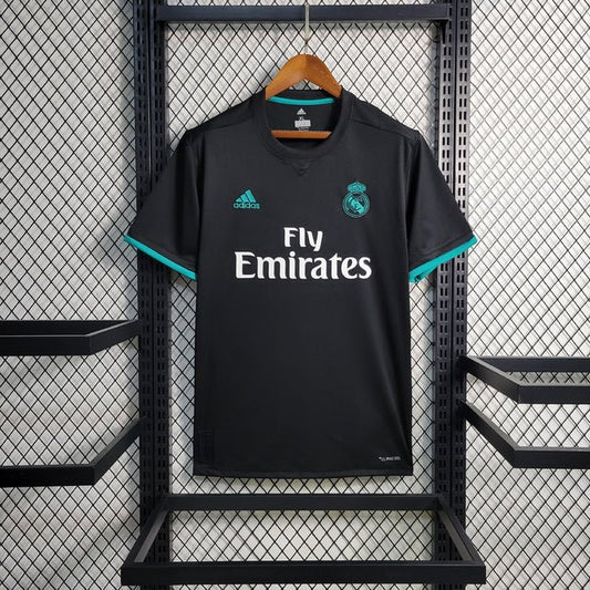 Camisa Retro Real Madrid Away 2017/18 Preto - DA Sports Oficial