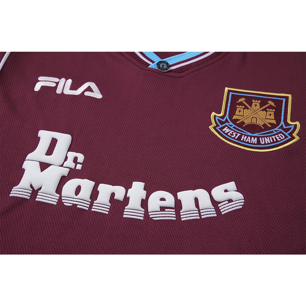 Camisa Retro West Ham United I 99/01 Fila – DA Sports Oficial