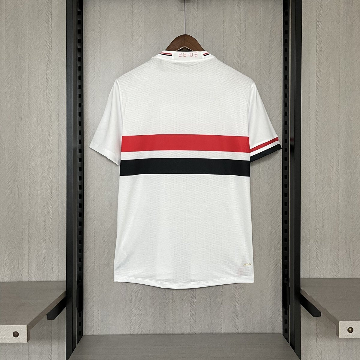 Camisa São Paulo 25/26 Casa New Balance Masculina - Branco+Vermelho - DA Sports Oficial
