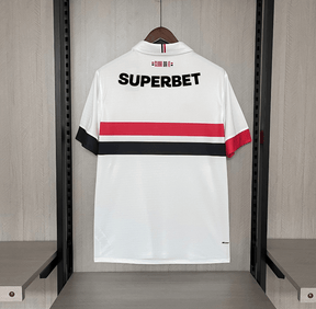 Camisa São Paulo I 24/25 New balance - Branco (Com todos patrocinadores) - DA Sports Oficial