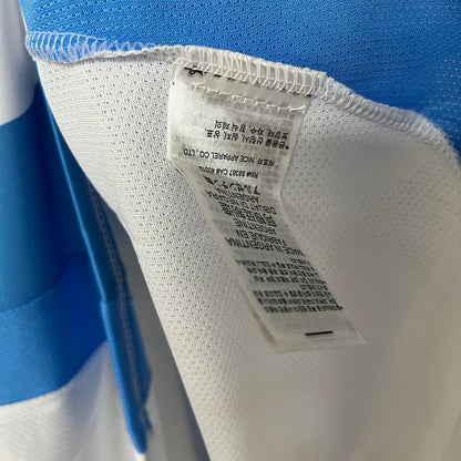 Camisa Seleção Argentina Home 2024/25 + Patch Campeão - Branca e Azul - DA Sports Oficial