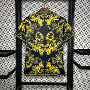 Camisa Seleção Itália x Versace - Puma - Preto e Dourado - DA Sports Oficial