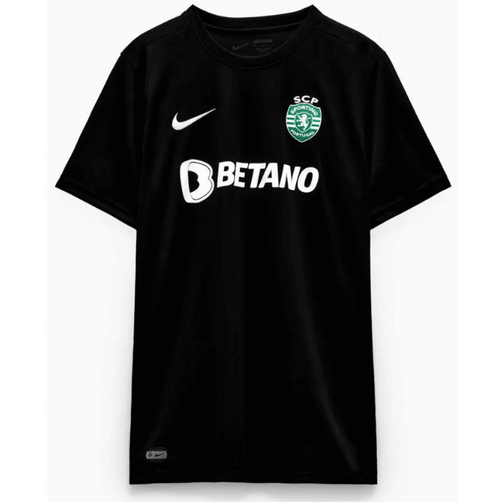 Camisa Sporting II 23/24 - Preta - DA Sports Oficial