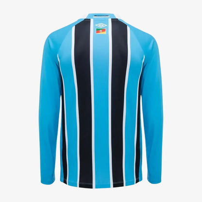 Camisa Umbro Grêmio 2025/26 I Manga Longa Patrocinio - DA Sports Oficial