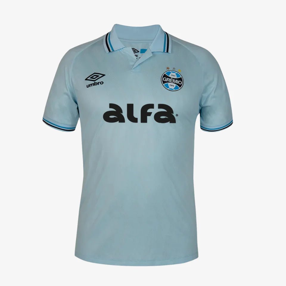 Camisa Umbro Grêmio 2025/26 II Azul Celeste Jogador - DA Sports Oficial