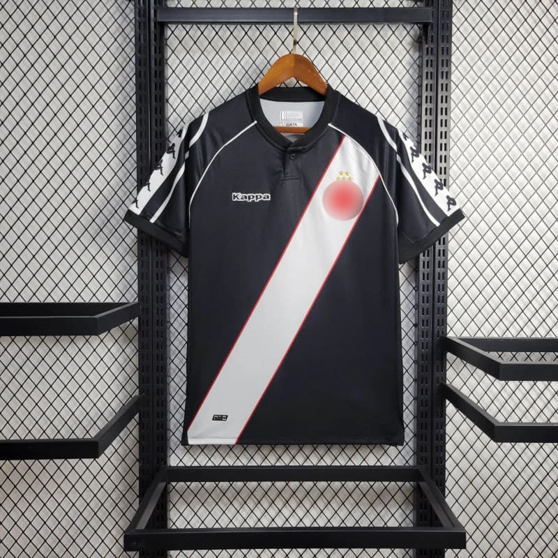 Camisa Vasco Edição Especial 24/25 Kappa Masculina - Preto+Branco - DA Sports Oficial