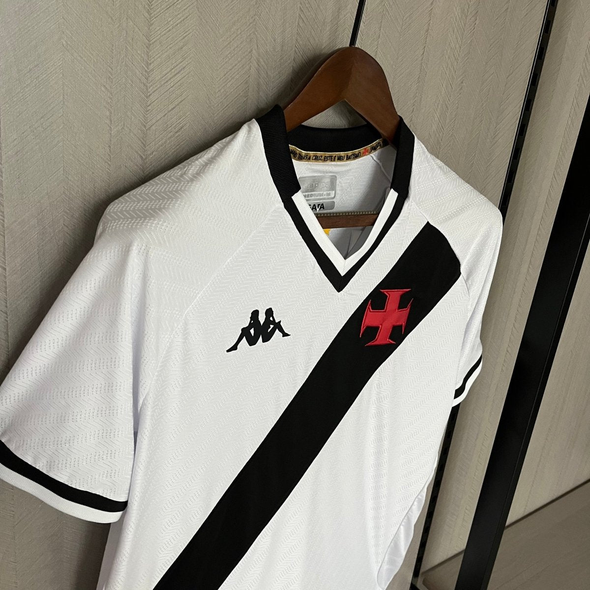 Camisa Vasco I 2025 Kappa Masculina - Branca - DA Sports Oficial